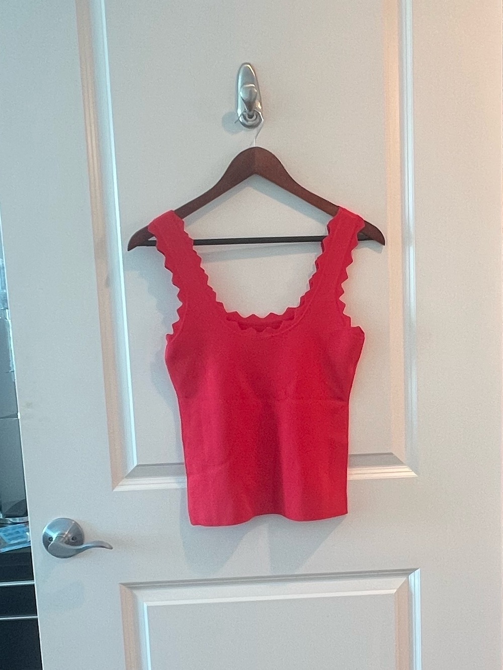 TUCKERNUCK Cherry Ric Rac Compression Tank - Picture 7 of 16